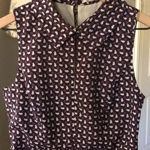 ModCloth Bunny Rabbit Collared Dress